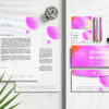 mockup kit de identidade visual e papelaria
